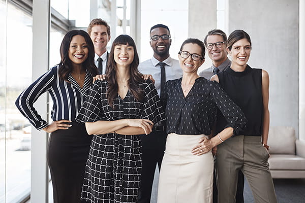 group photo of employees