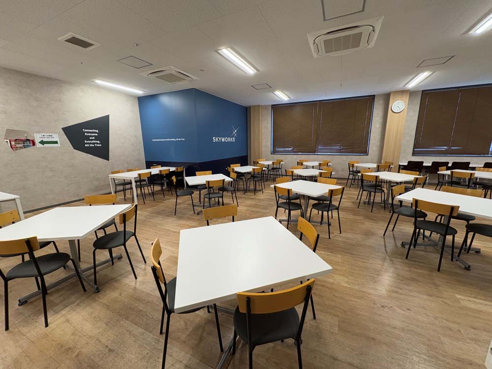 休憩室(工場棟喫食スペース)